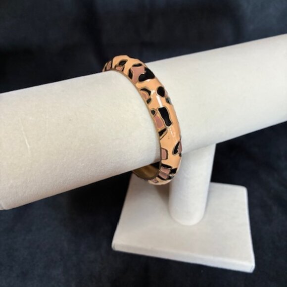 Bracelet - black, brown and tan with tension band. - Picture 1 of 3